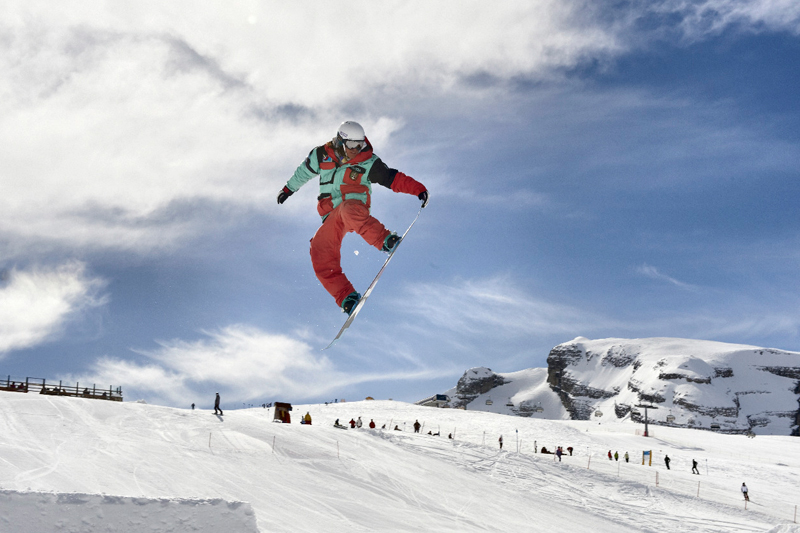 Madonna di Campiglio: snowpark e boardercross con tutta la famiglia