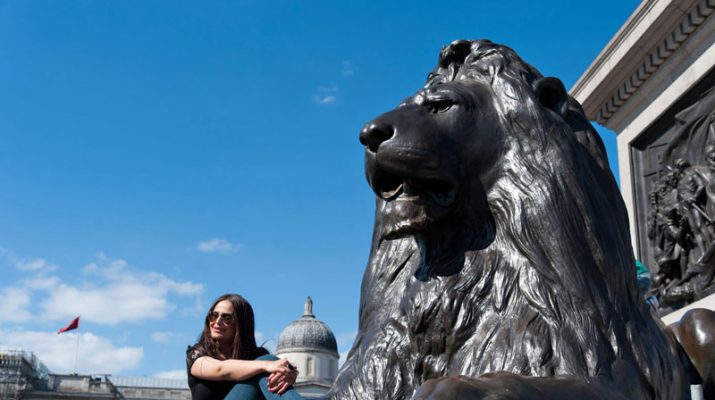 Foto Londra: fra leoni e sorprese a Trafalgar Square