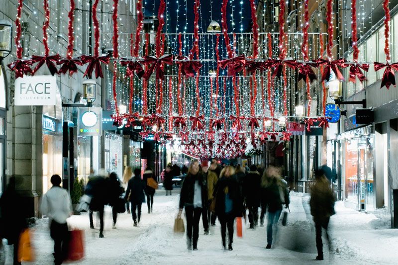 Stoccolma, shopping di Natale