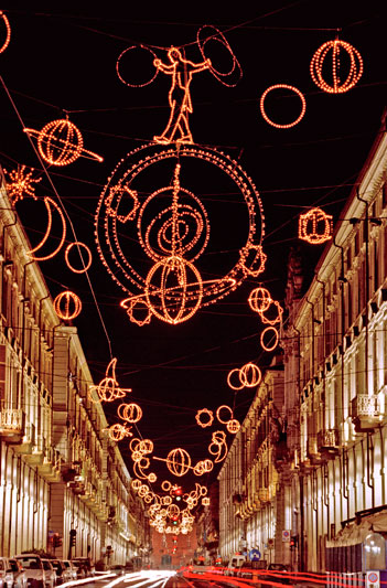 Luci e atmosfere natalizie a Torino