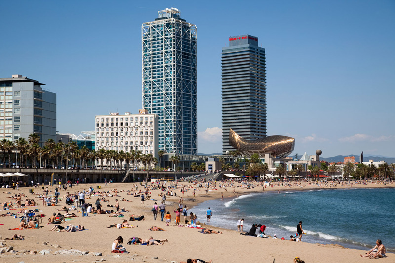 Barcellona e le inaspettate spiagge in città