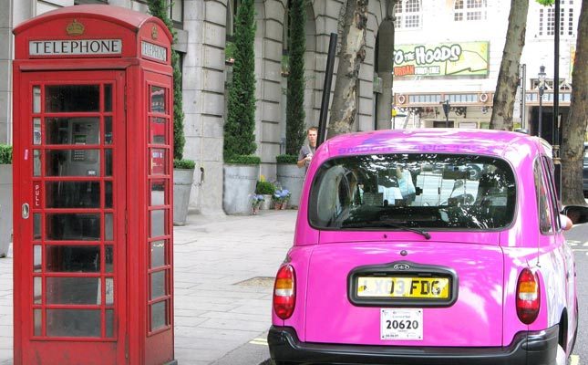 Foto Una Londra tutta rosa