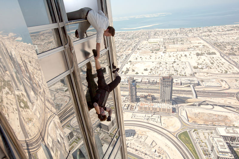 A Dubai con Tom Cruise sul grattacielo più alto del mondo