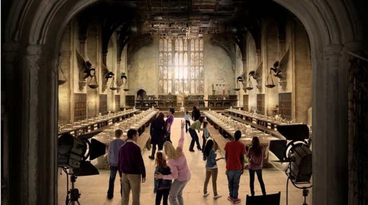 Foto Londra, sulla scopa di Harry Potter