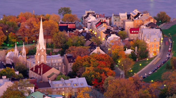 Foto Il dolce autunno di Québec City