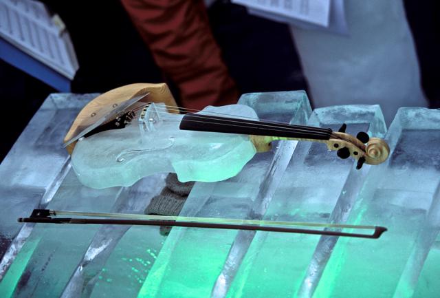 Ice-music: un concerto di ghiaccio in Lapponia