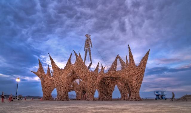 Foto Burning Man:  in 70mila per l’happening  nel deserto del Nevada