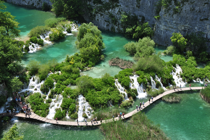 Parco Nazionale dei Laghi di Plitvice della Croazia