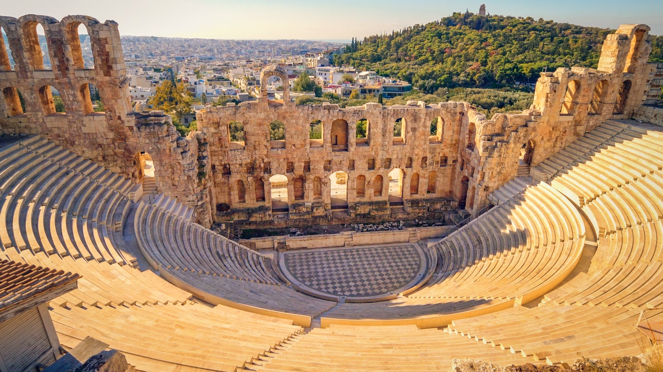 Teatro di Dioniso Acropoli di Atene, Grecia