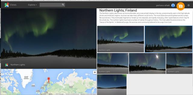 Google Street view: l’aurora boreale è in diretta