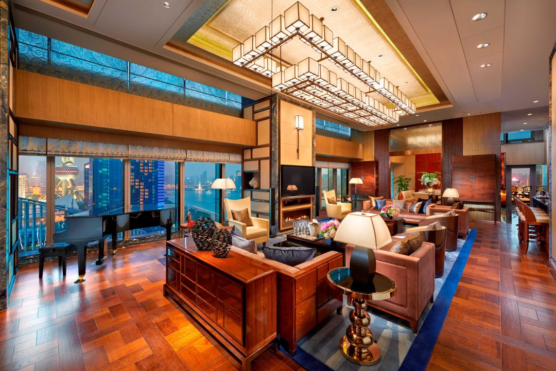 Presidential Suite, Mandarin Oriental Pudong, Shanghai (Cina)