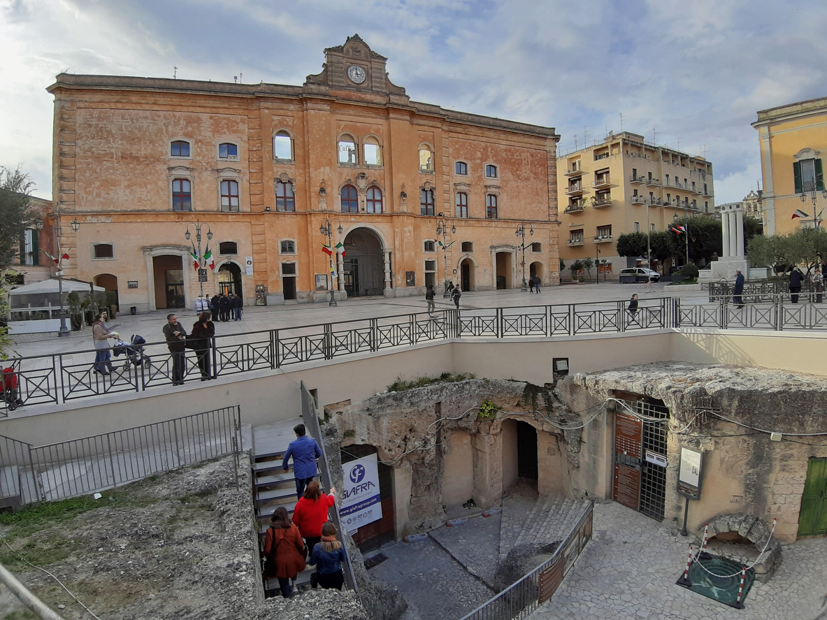 La cisterna ipogea del Palombaro Lungo a Matera (iStock)