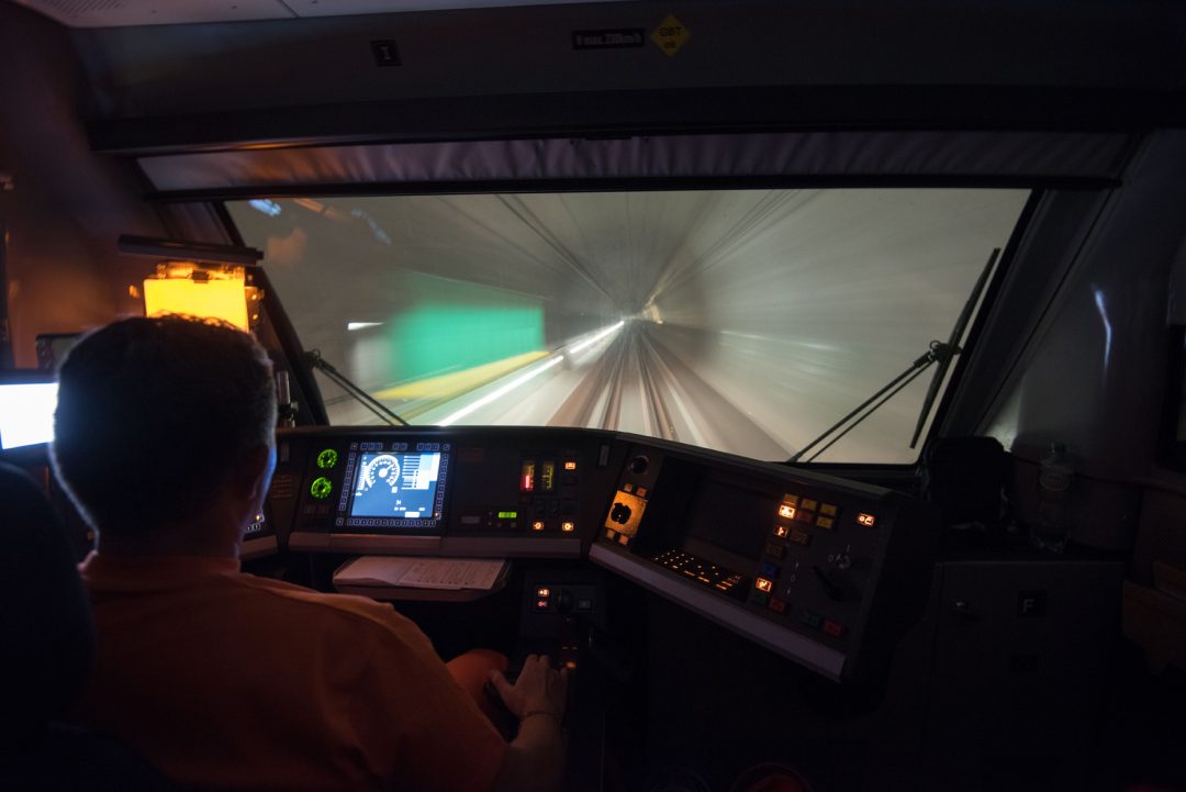 Viaggio nel nuovo tunnel del Gottardo
