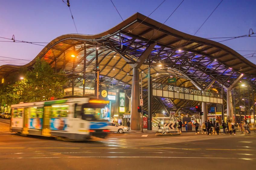 Southern Cross Station di Melbourne (Australia)