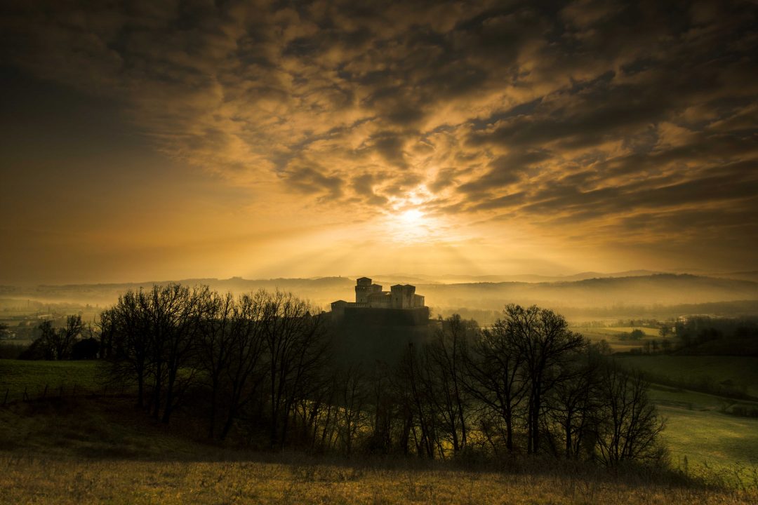 Luci al tramonto - Castello di Torrechiara - Langhirano (PR)