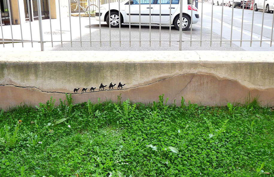 Opere tra street art e natura in giro per il mondo