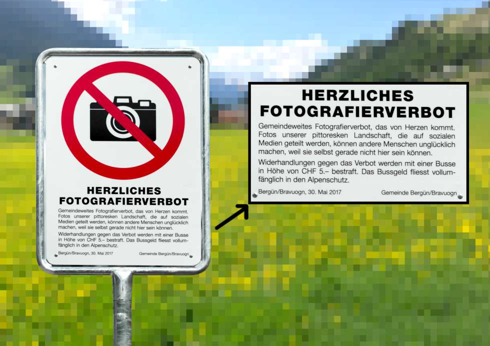 Bergün, il paesino dove è vietato fotografare