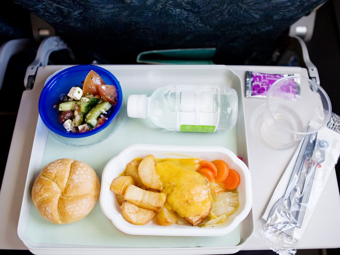 Il cibo sugli aerei è insapore