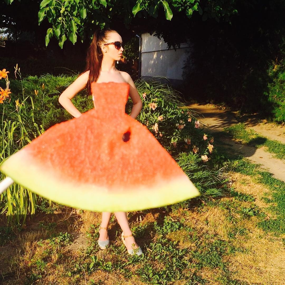 #watermelondress, tutti vestiti d’anguria