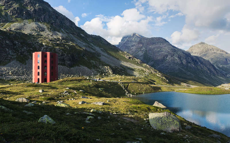 La torre-teatro in Svizzera