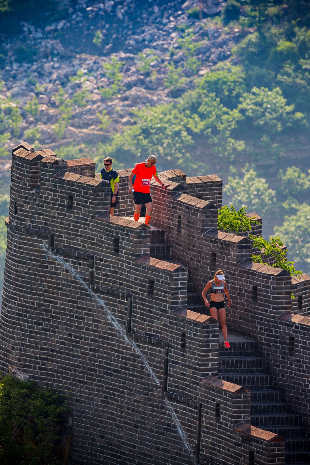 Cina, sulla Grande Muraglia 
