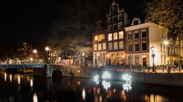 Foto In Olanda, per l'Amsterdam Light Festival
