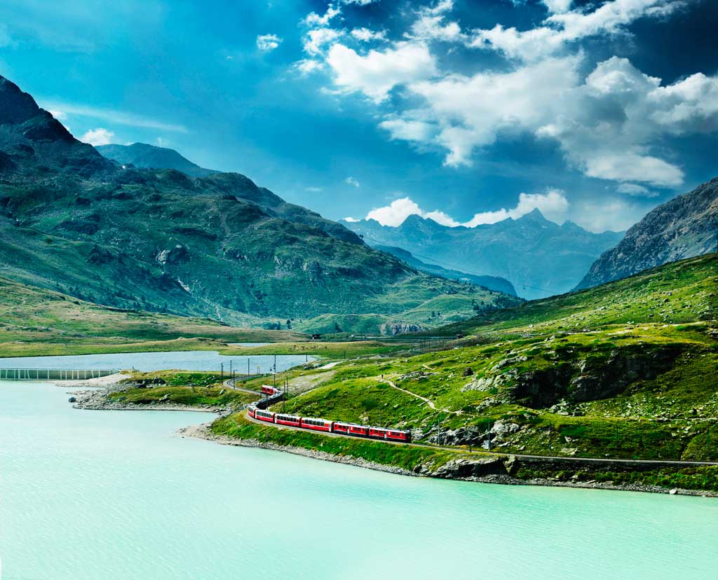 Svizzera in treno: da Lucerna a St. Moritz e Tirano