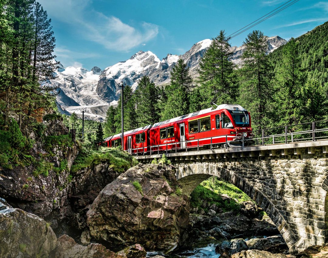 Svizzera in treno: da Lucerna a St. Moritz e Tirano