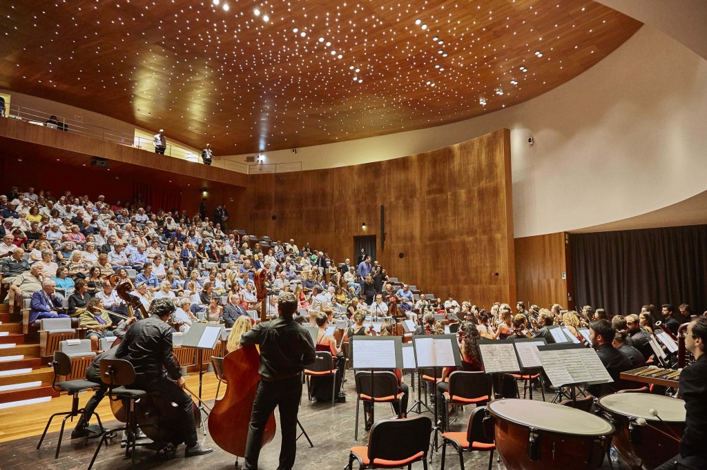 Amiata Piano Festival: la sala concerti del Forum Bertarelli di Poggi del Sasso (Cinigiano, Grosseto)