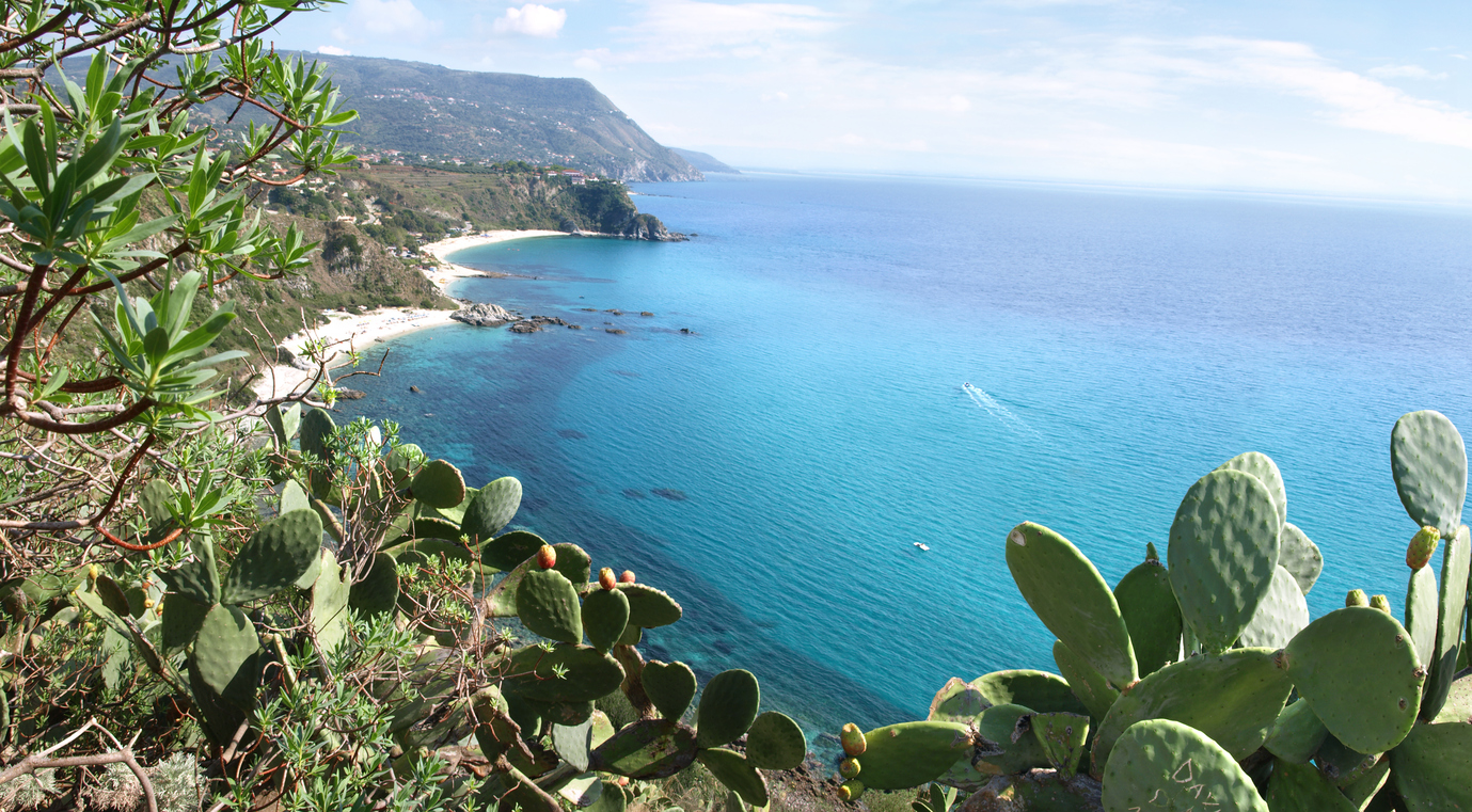 Attractive viewpoint in Calabria.