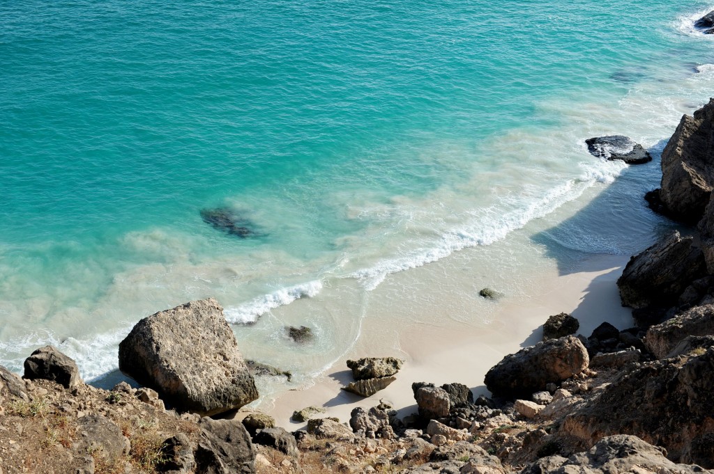 Dhofar Oman, spiaggia di Al Fazaya