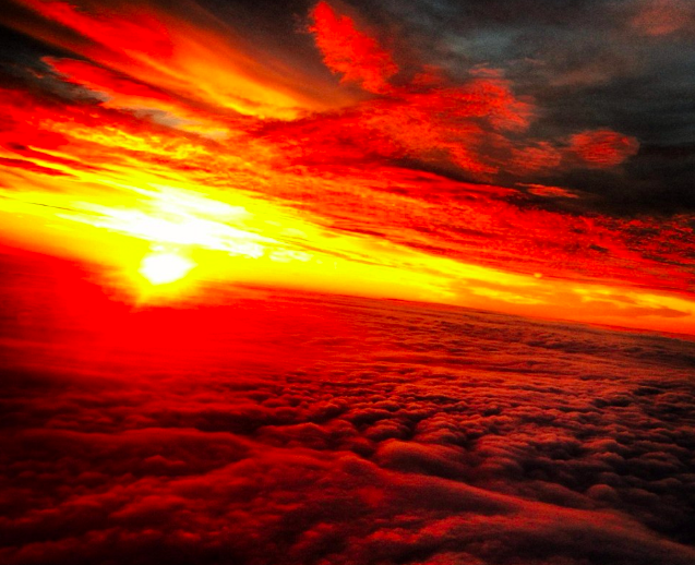 La Terra vista dal finestrino dell’aereo