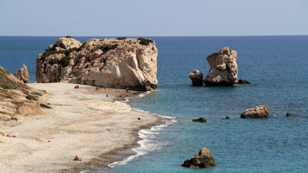 Paphos, Cipro: la Roccia di Afrodite