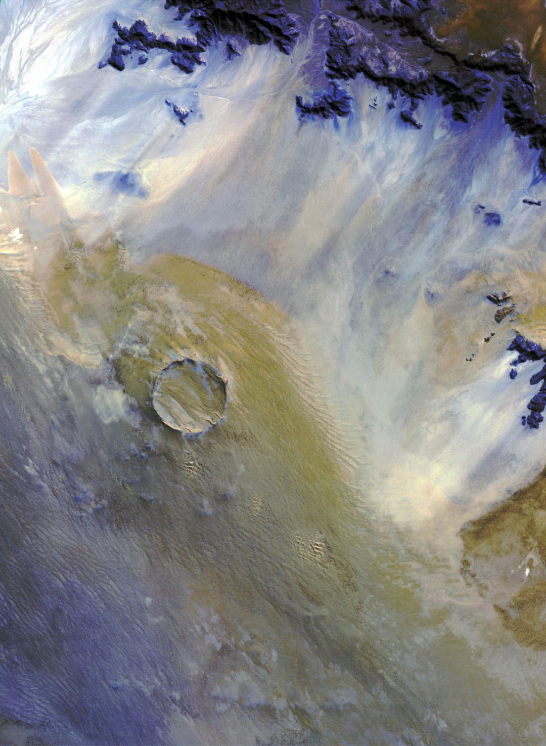 I crateri visti dallo spazio