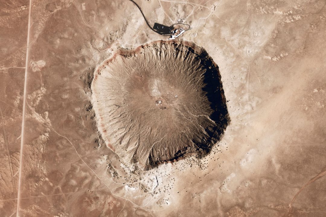I crateri visti dallo spazio
