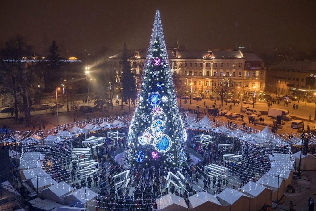 L’albero di Natale di Vilnius