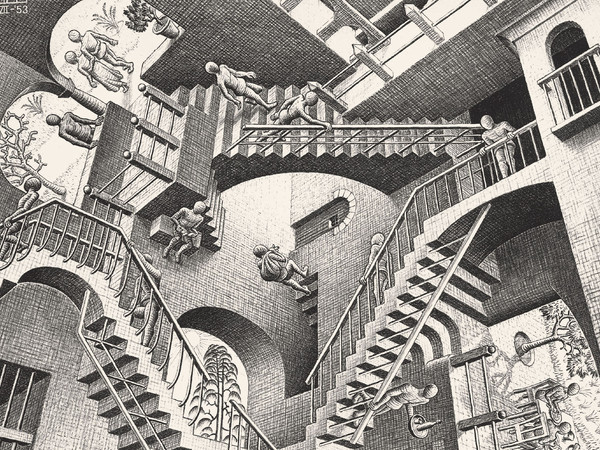 Escher al PAN di Napoli 