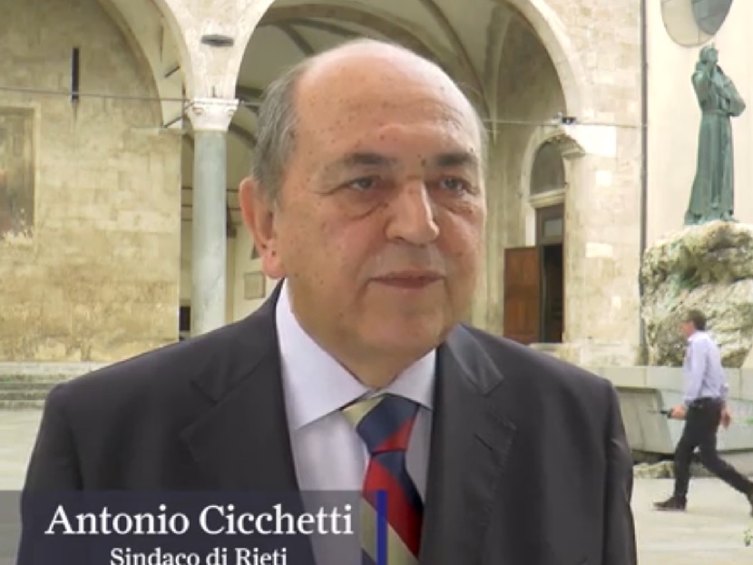 Intervista a Antonio Cicchetti, sindaco di Rieti