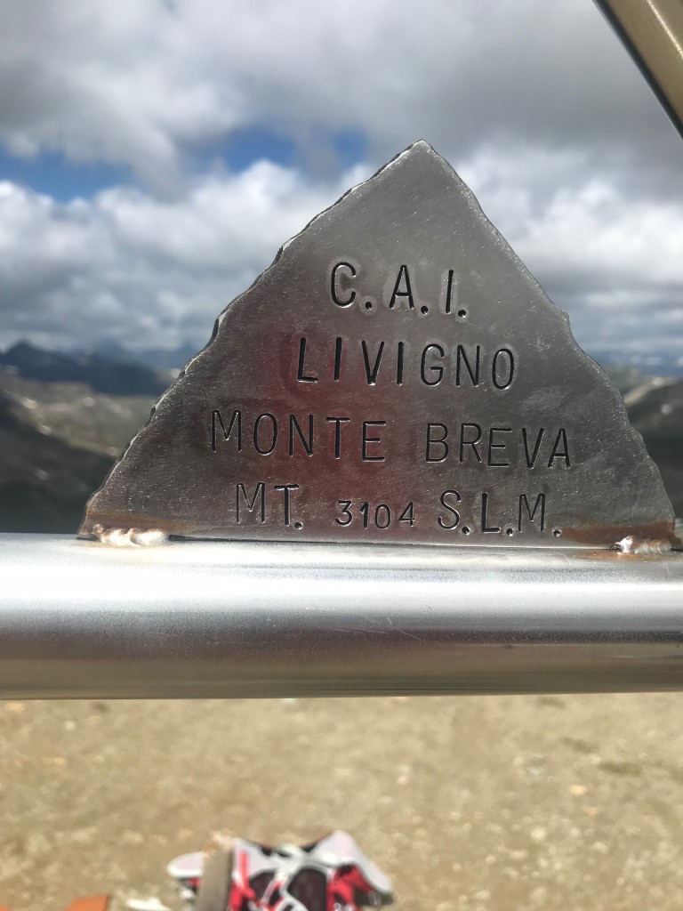 Vetta del Monte Breva (3.014 metri), confine naturale tra la Svizzera e l’Italia. Photo credit APT Livigno