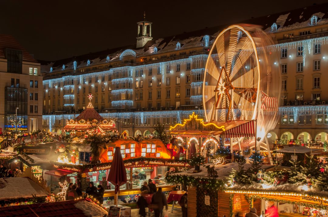 Dresda, l'atmosfera natalizia in Sassonia