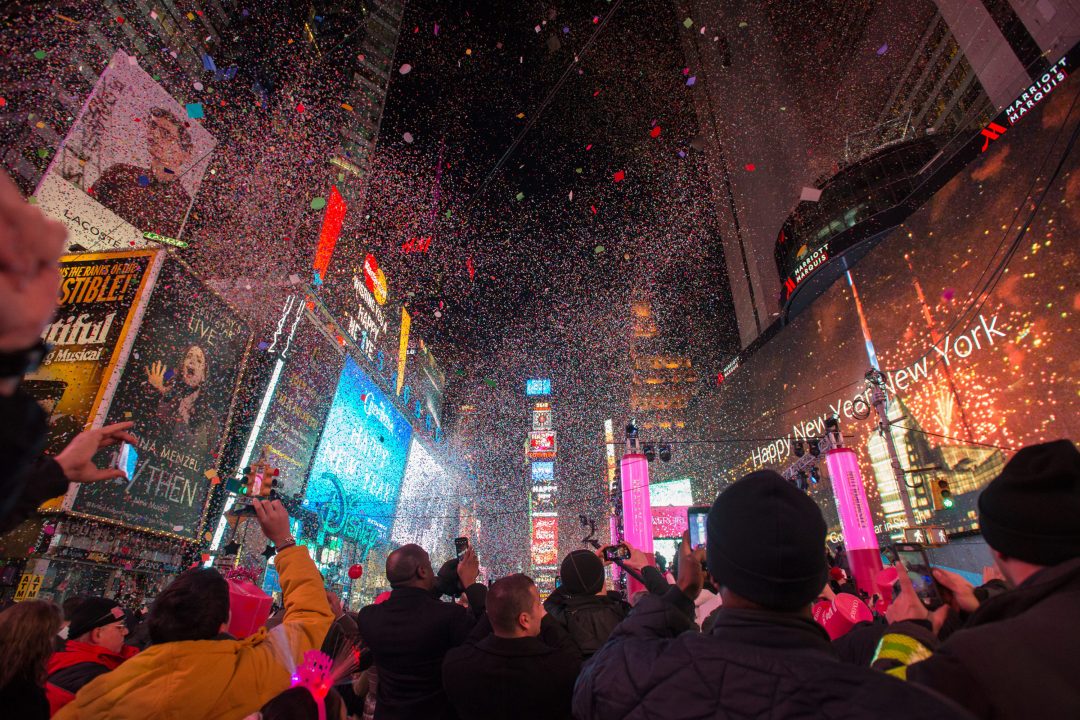 New York, Capodanno nei luoghi simbolo della festa