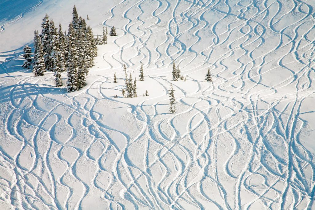 Si scia in Canada sulle piste di neve fresca, a Whistler. Ph. Getty