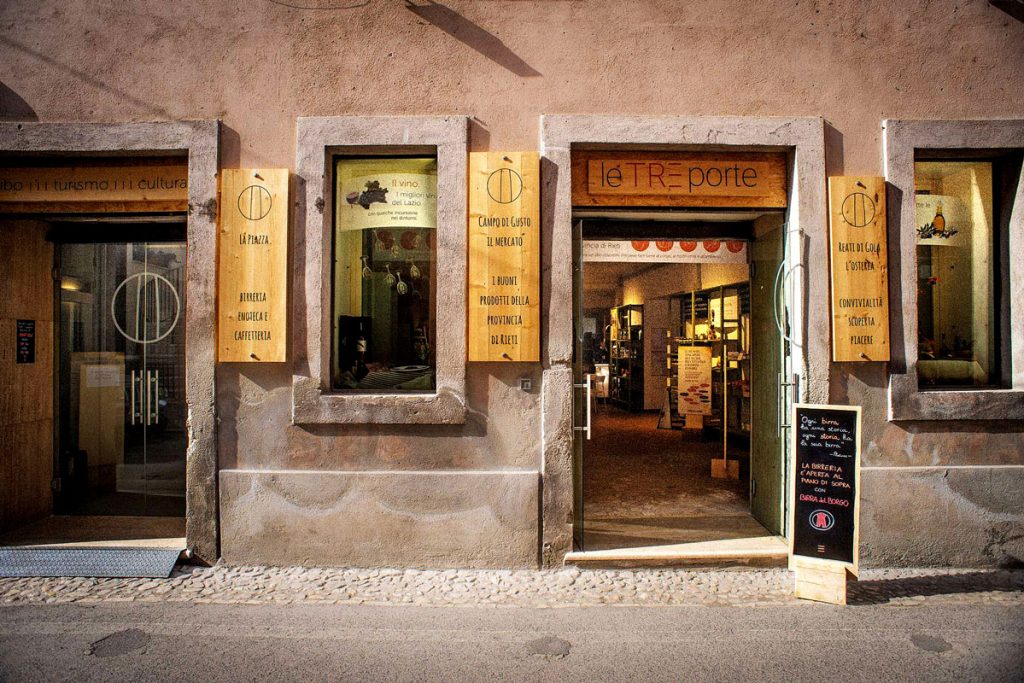Le Tre Porte, a Rieti: prodotti e degustazioni di eccellenze del territorio. 