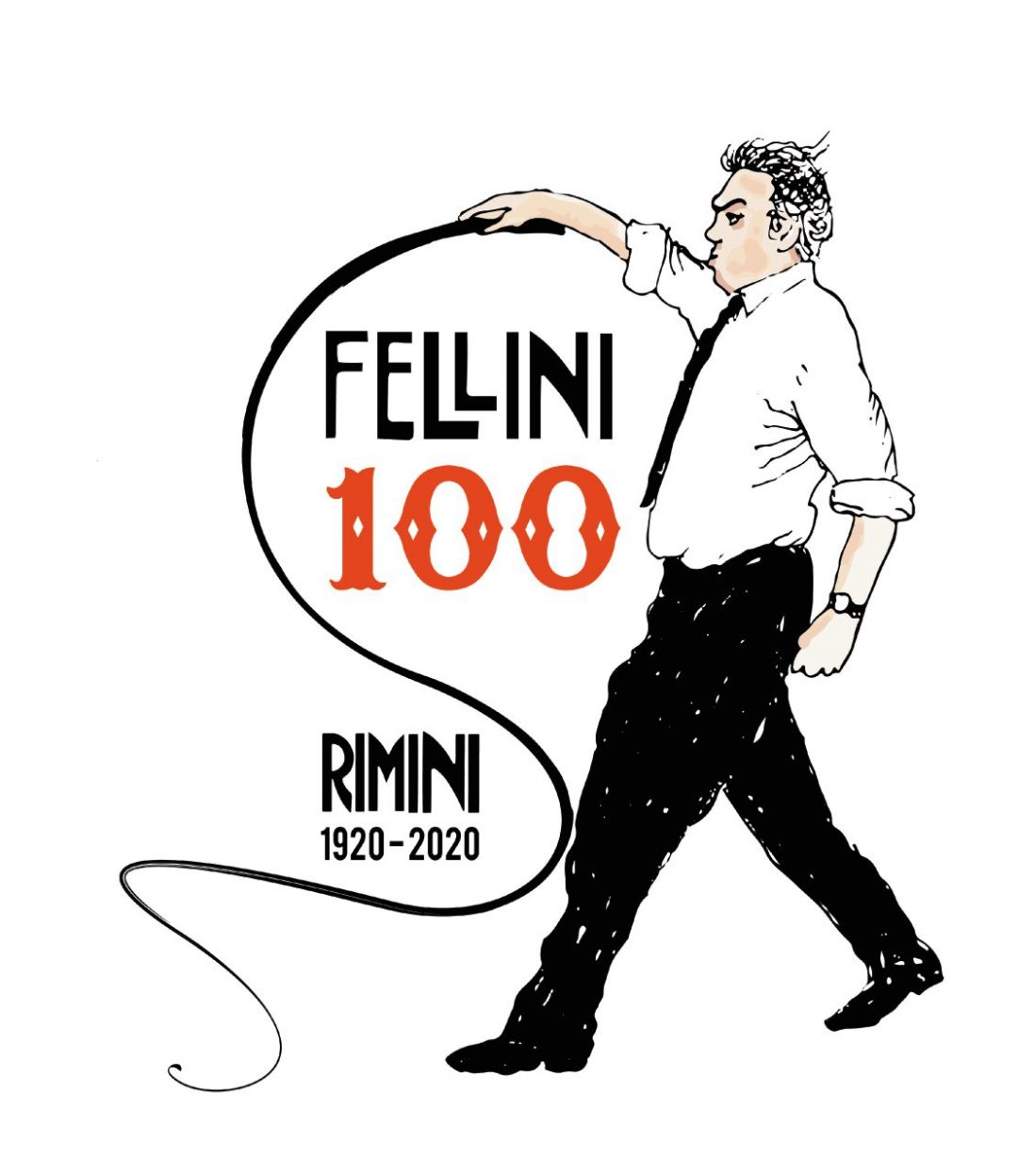 Il logo Fellini 100
