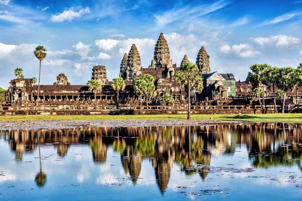 Tra i templi di Angkor Wat a febbraio