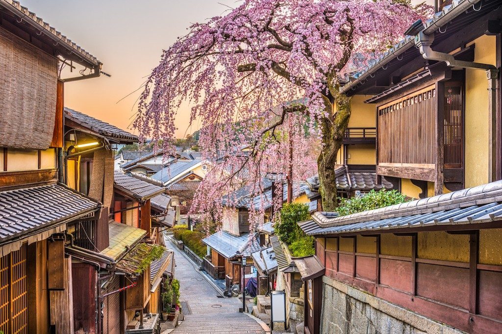dove andare in viaggio di nozze a marzo: Kyoto