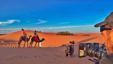 Nel deserto del Marocco: il backstage del film "Se mi abbracci non avere paura"