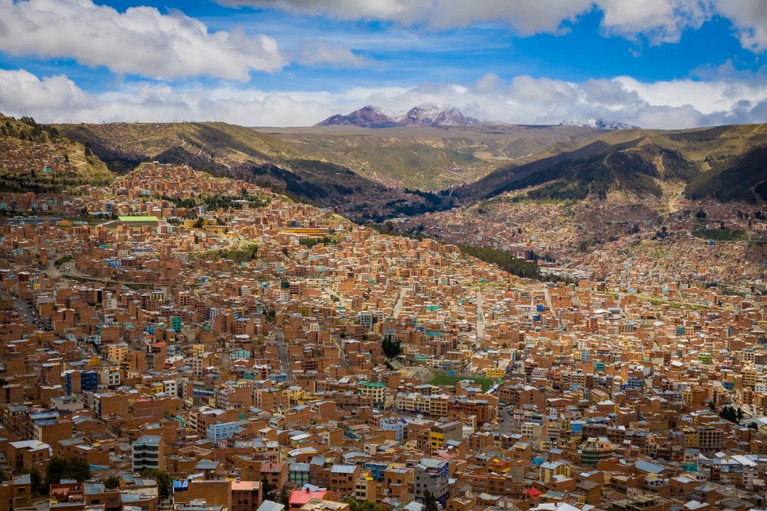 Salita al cuore di La Paz, Bolivia
