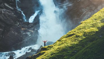 Cascate di Krimml nel Parco Nazionale Alti Tauri (Salisburghese)