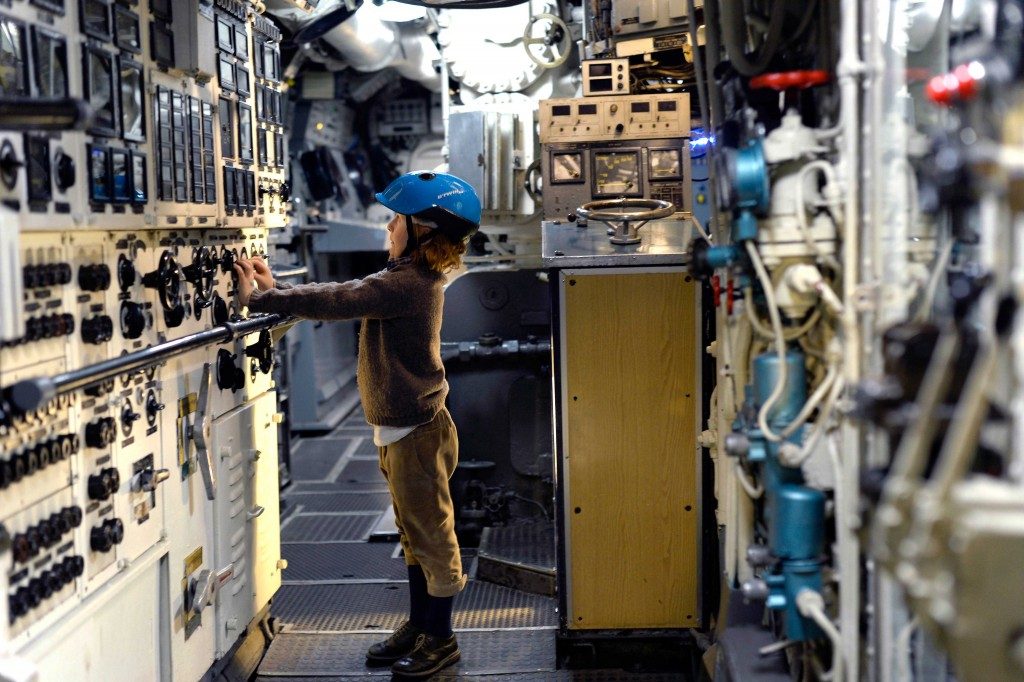 Il Museo della Scienza di Milano, per il weekend del 26-27 settembre, organizza visite guidate per ragazzi alla sezione Trasporti. E si può ammirare il sottomarino Toti (ph. Enrico De Santis)